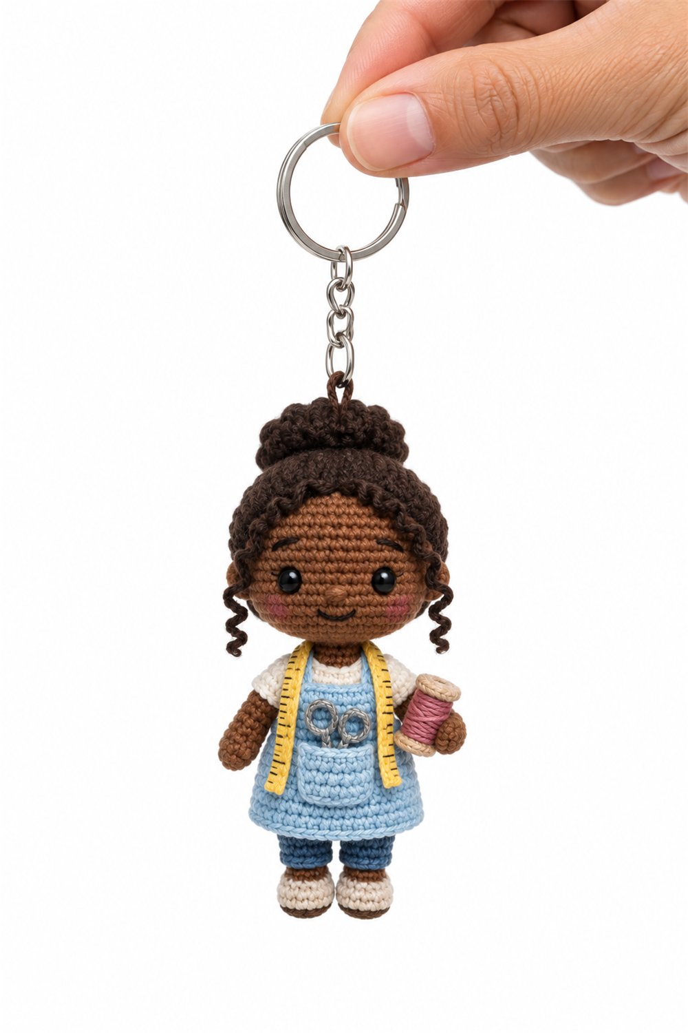 DIY Seamstress Keychain - Crochet Tutorial