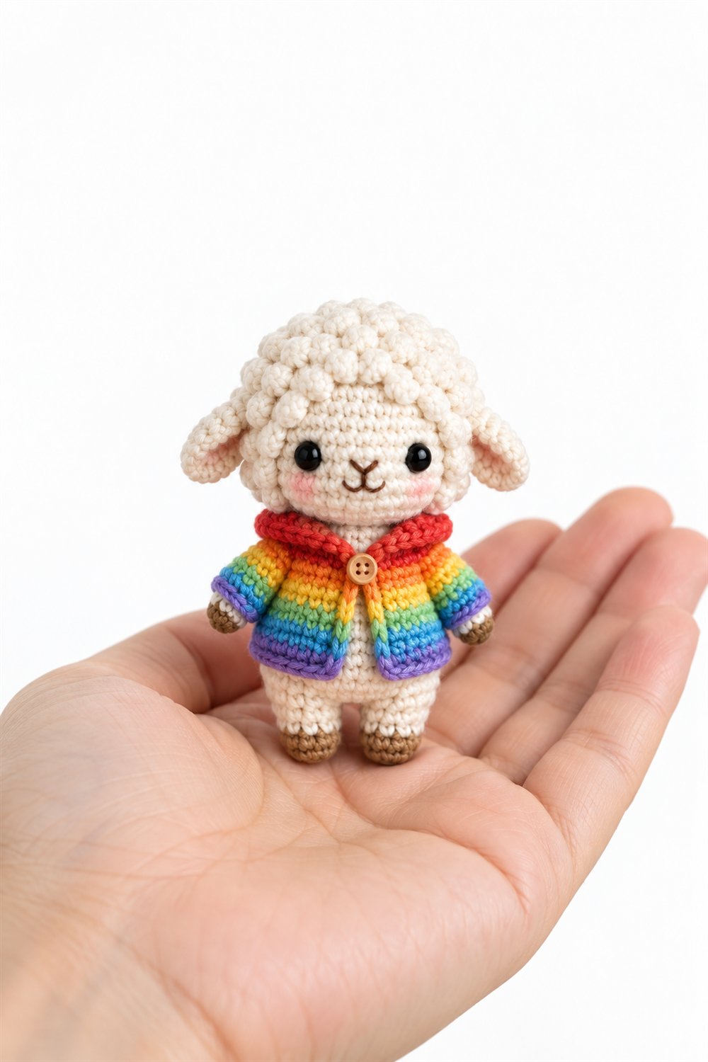 Sheep With Rainbow Coat - Step by Step