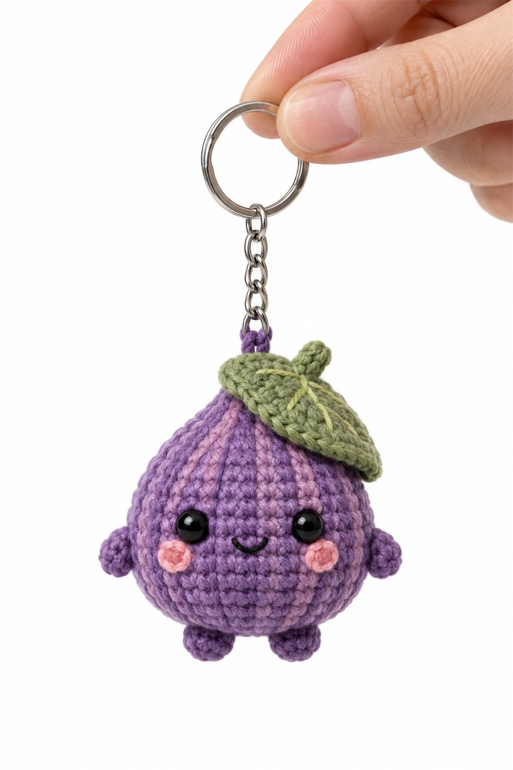 Smiling Fig Keychain - Step by Step