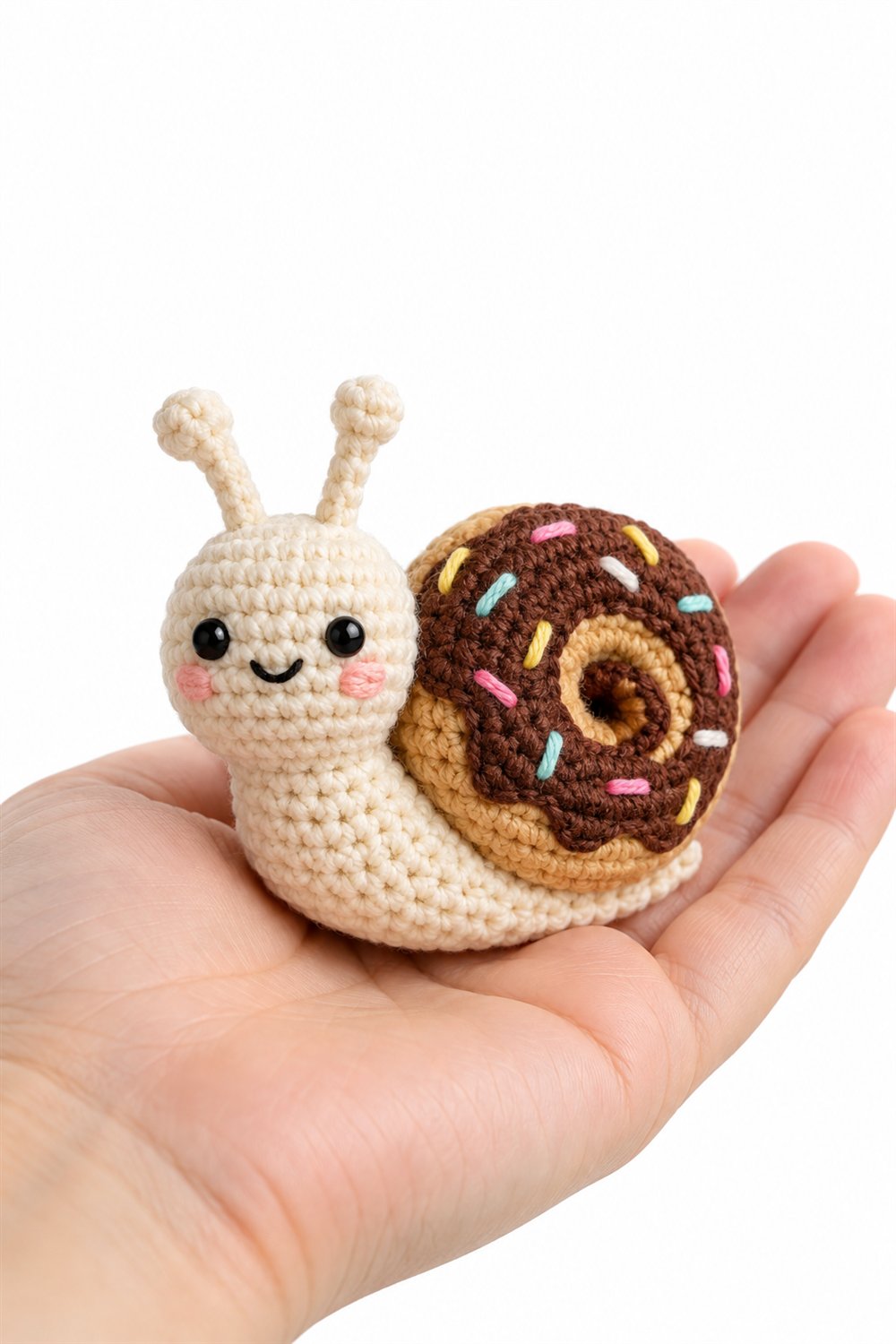 Snail With Donut Shell - Easy Crochet