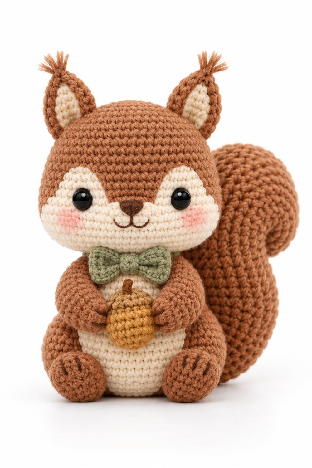 How to Crochet Squirrel With Nut 2