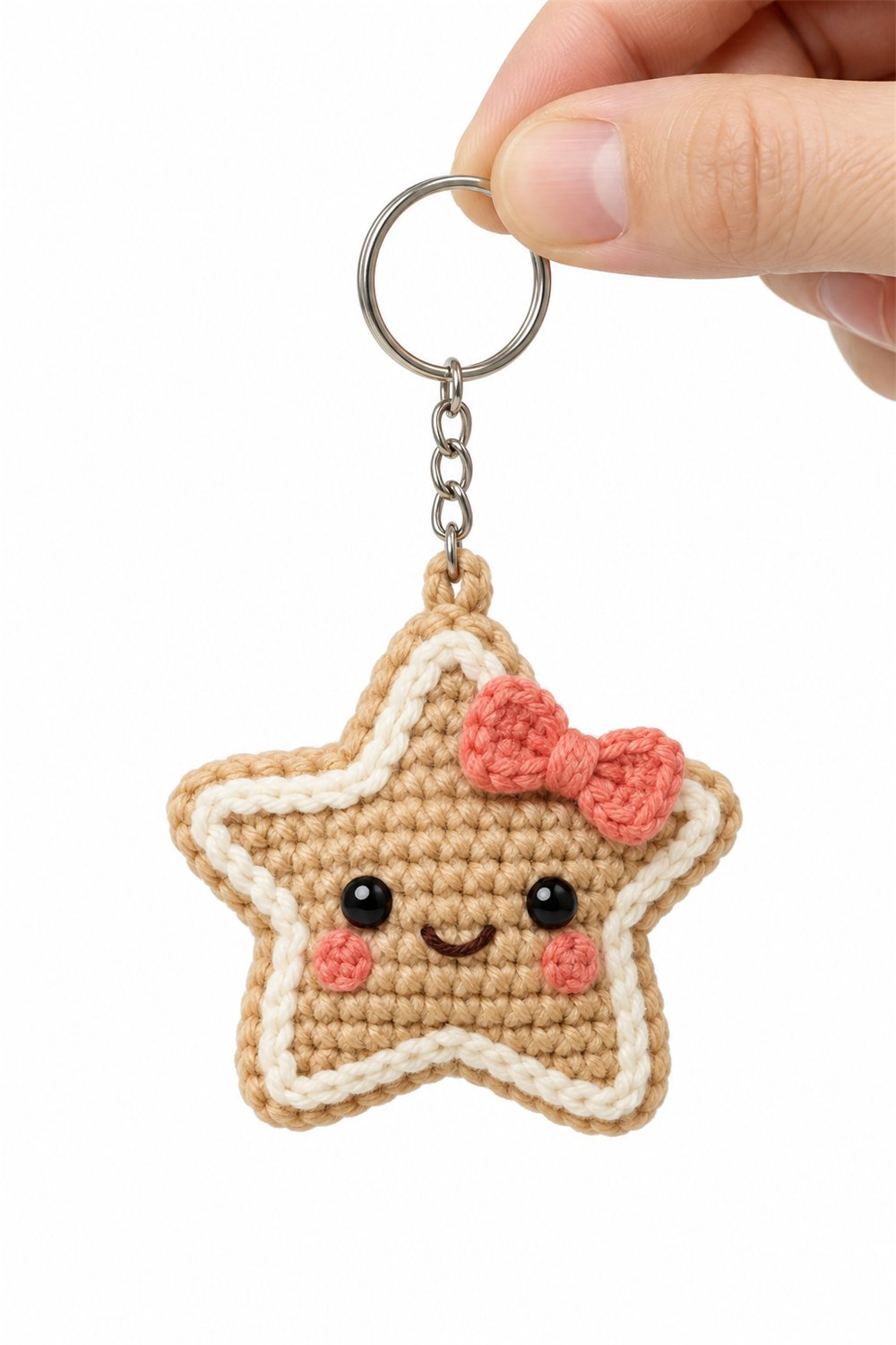 Star Cookie Keychain - Step by Step