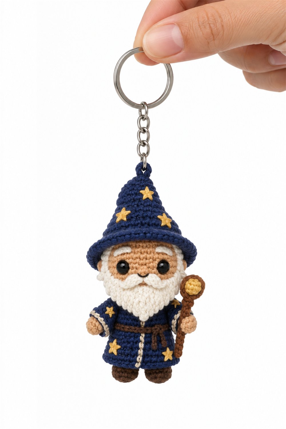 Crochet Stellar Wizard Keychain - Pattern