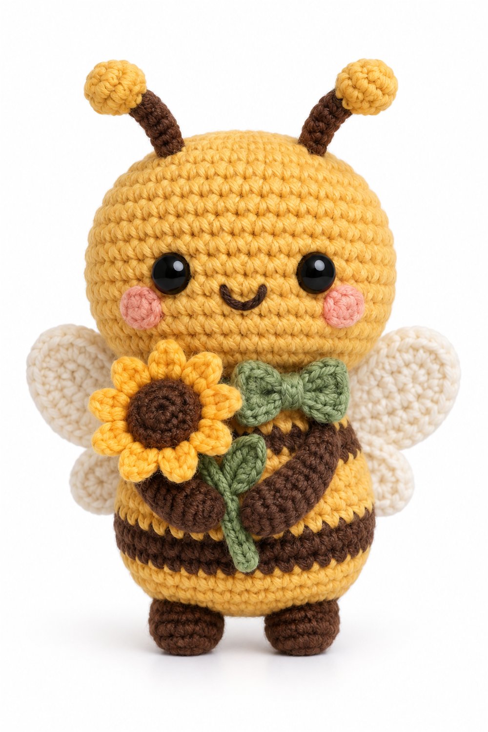 Sunflower Bee - Easy Crochet