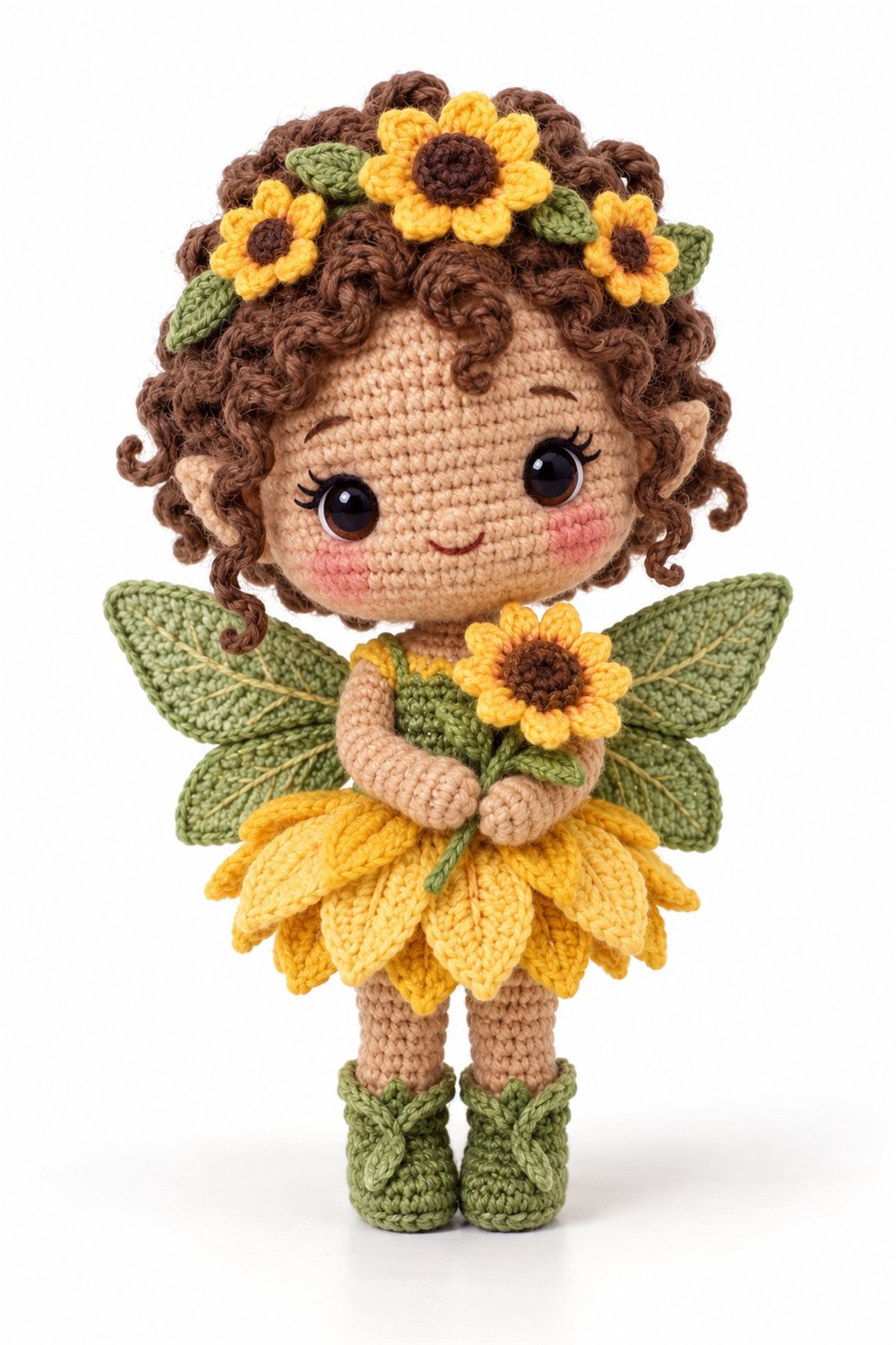 Sunflower Fairy 3 - Step by Step