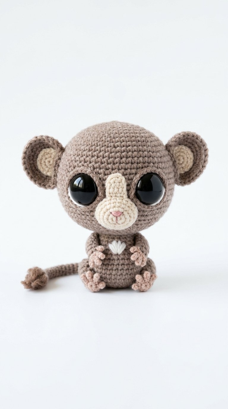 Tarsier Chibi Amigurumi - Handmade Pattern