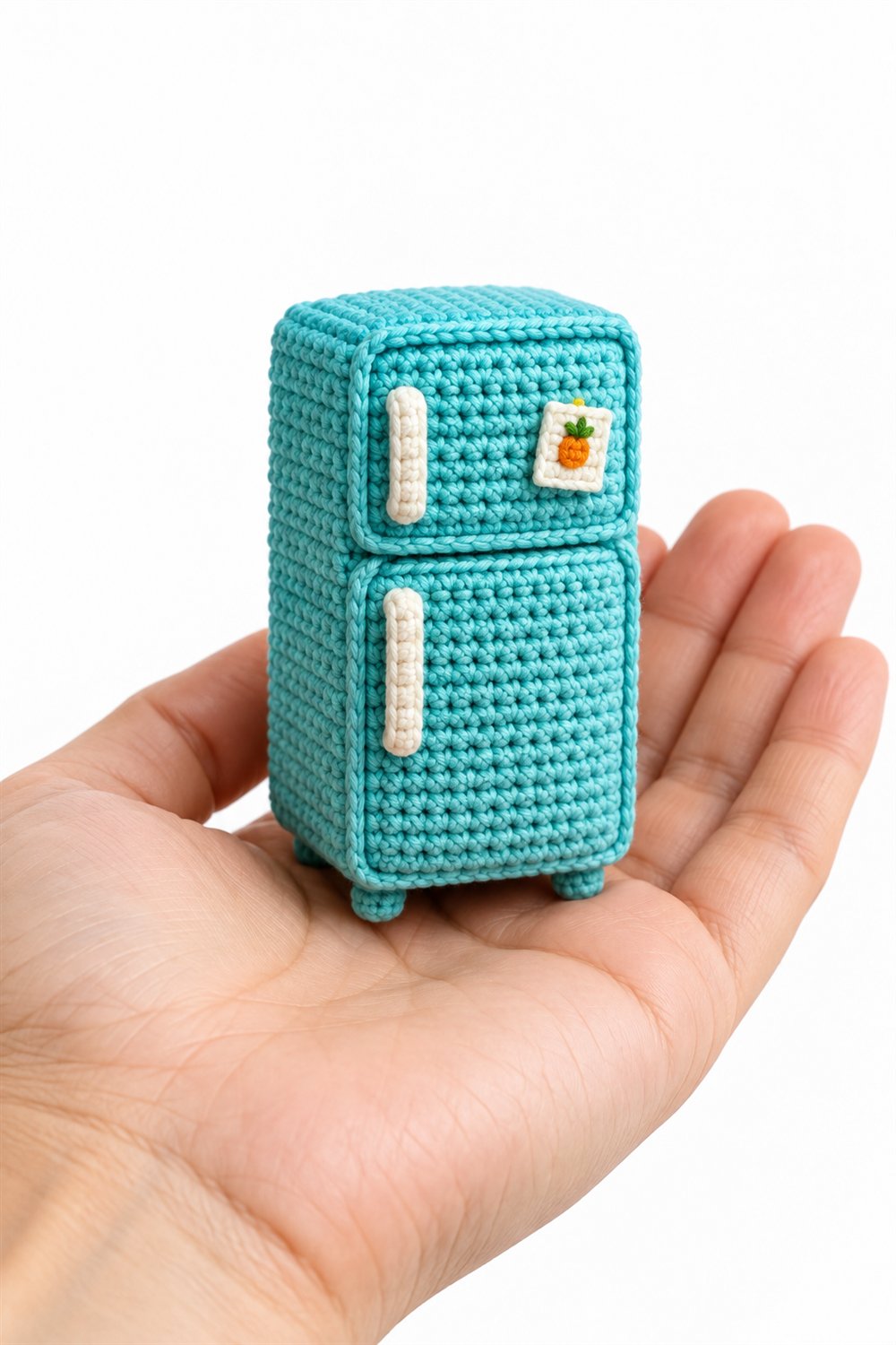 DIY Turquoise Refrigerator - Crochet Tutorial