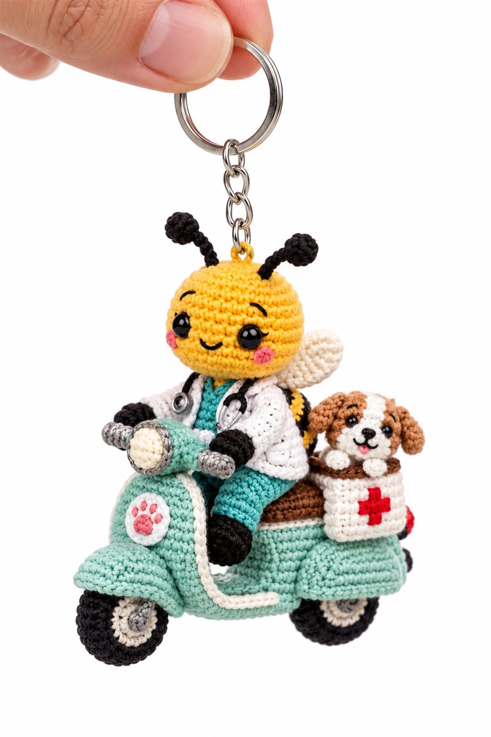 Wasp Veterinarian With First Aid Kit - Handmade Pattern