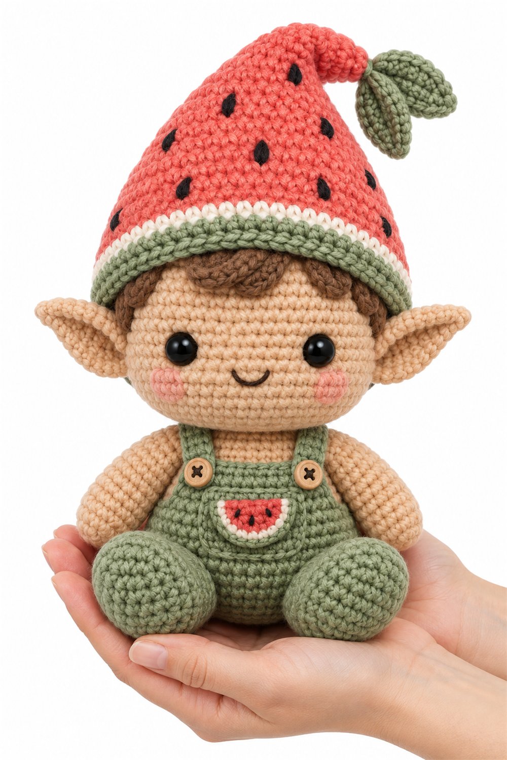Watermelon Elf - Crochet Pattern