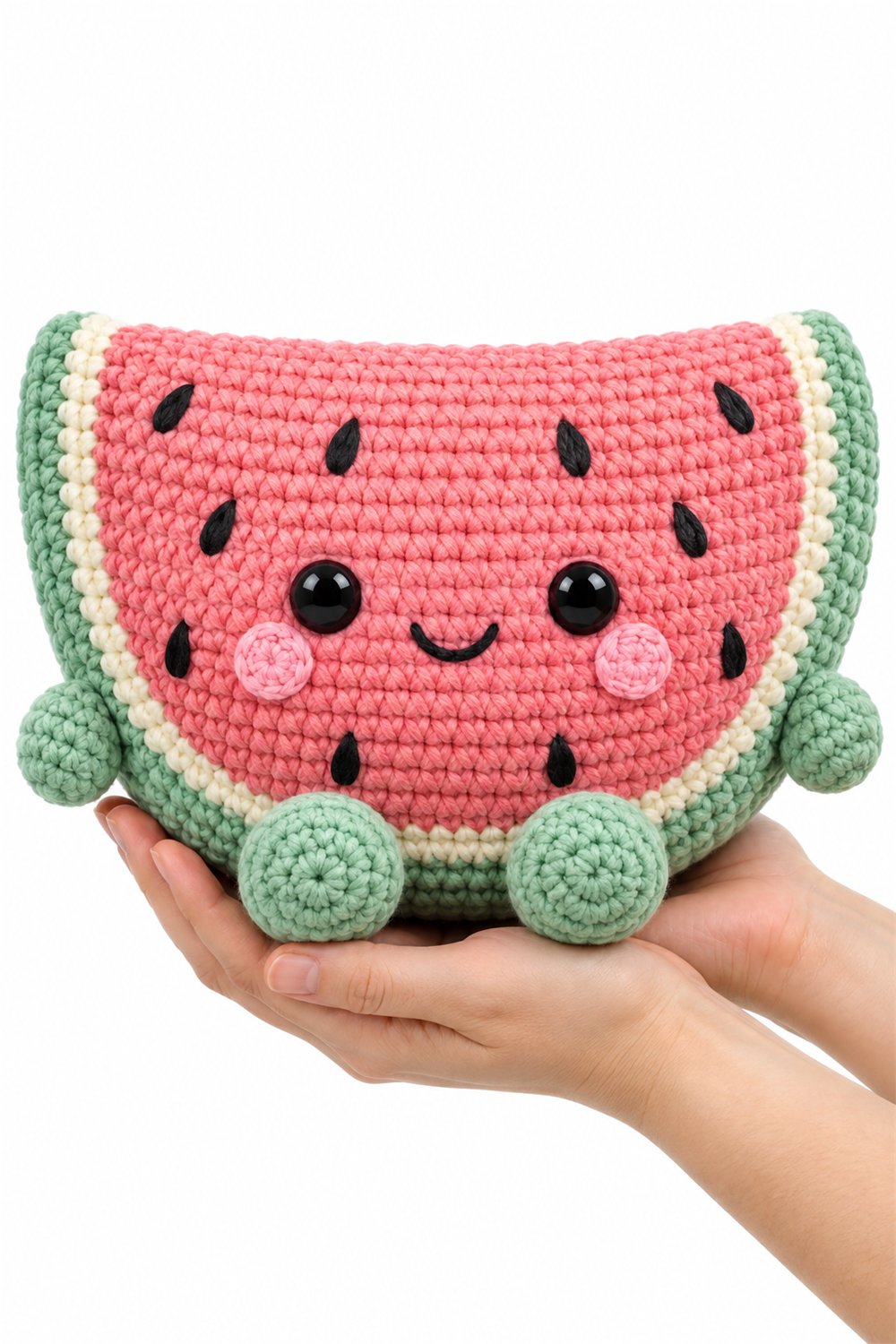 How to Crochet Watermelon Slice
