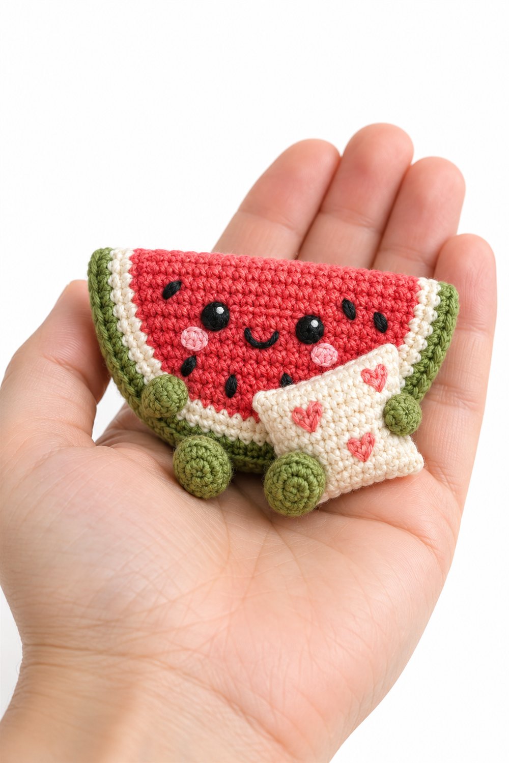 Watermelon With Pillow - Step by Step