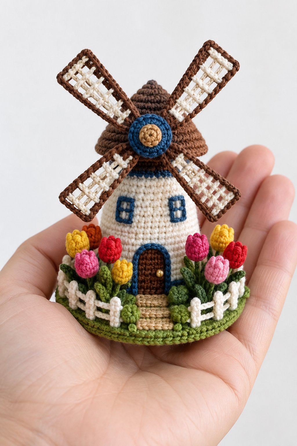 Windmill Tulip Garden - Crochet Pattern