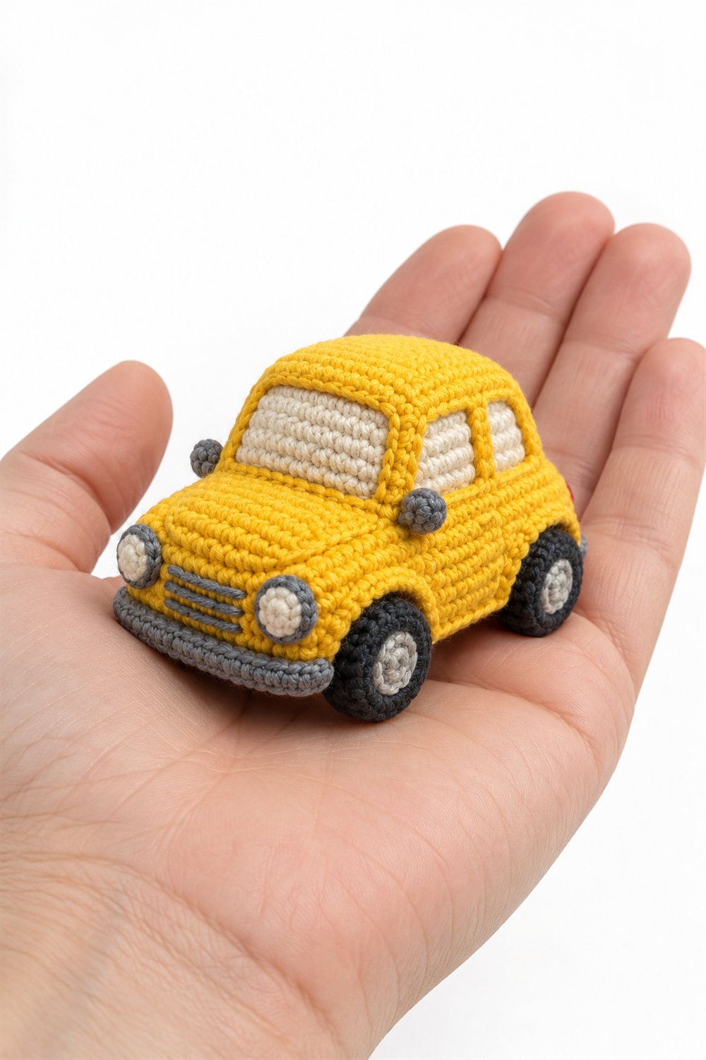 Yellow Toy Car - Handmade Pattern